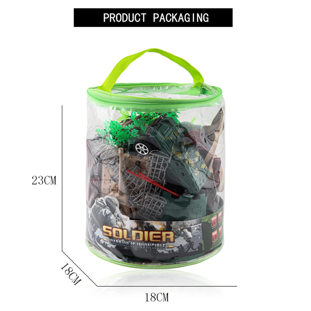 

Military Toy Set Plastic Battlefield Parent-child Soldier War Series Model Soldier Suit Children's Battle Toy For Children Kids