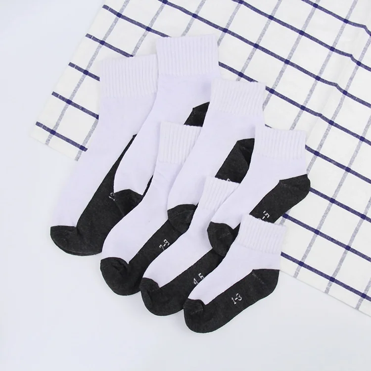 6 размеров белые носки теплые хлопковые высокие зимние удобные для мальчиков и