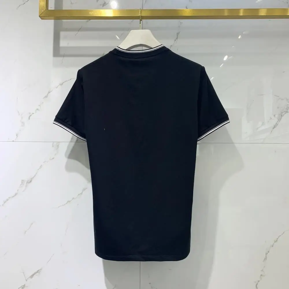 

Men's Cotton O-Neck Printed Crown & Letters T-shirt PP|420261512