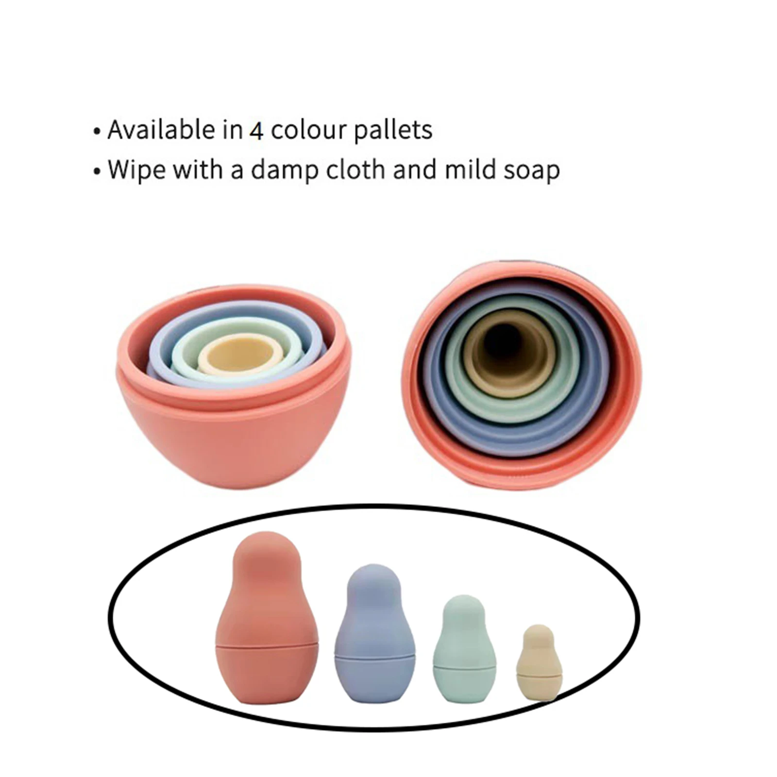 Мягкая русская игрушка-гнездо куклы бабушка Прорезыватель игрушки настольное