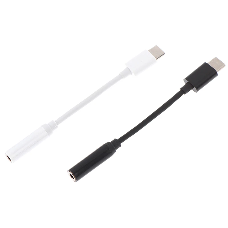 

1PC Type C to 3.5mm Audio Jack Headphones Cable Sync Charging Cable USB Type-C to Jack Aux Earphone Adapter For Xiaomi Huawei