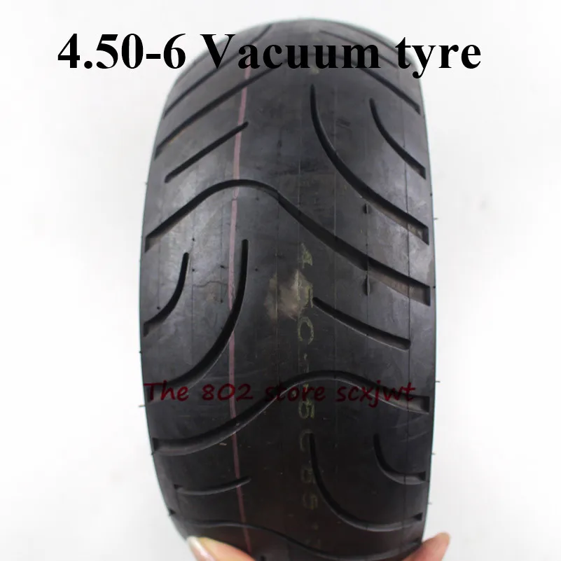 

Free Shipping 1PC 4.50-6 Vacuum Tyre 4.50-6 Genuine New Electric Scooter Vacuum Tyre Motorcycle Thickening Tyre