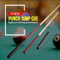 omin break jump cue billiard stick kit punch jump cue 3 pieces cue ash wood shaft professional handmade billiard cue china