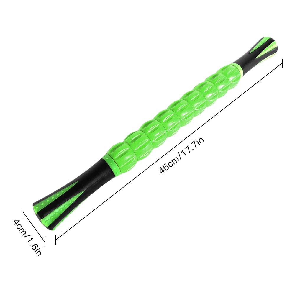 Массажная роликовая палка 45 см 9 колесиков ролик для йоги фасция облегчения мышц