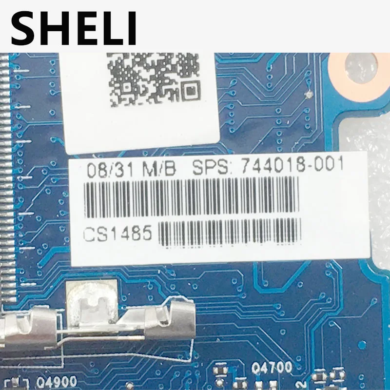 SHELI 744018-001 для HP ProBook 650 G1 ноутбук ПК материнская плата с чипсетом HM87 DDR3 полностью