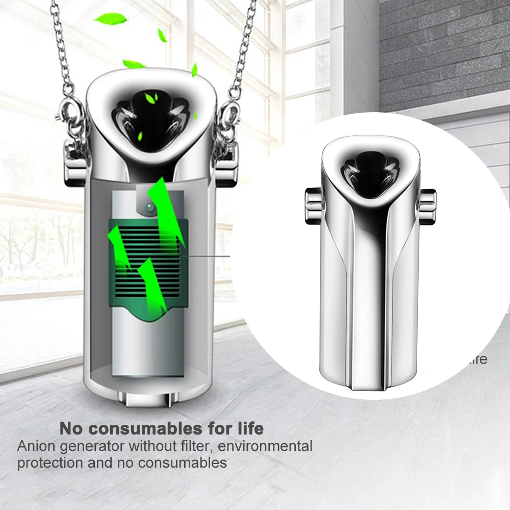 Ожерелье с персональным носимым воздухоочистителем/мини портативный освежитель