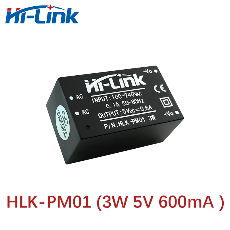 Бесплатная доставка 30 шт. * Переключатель Мощность модуль питания 5V 600mA HLK PM01