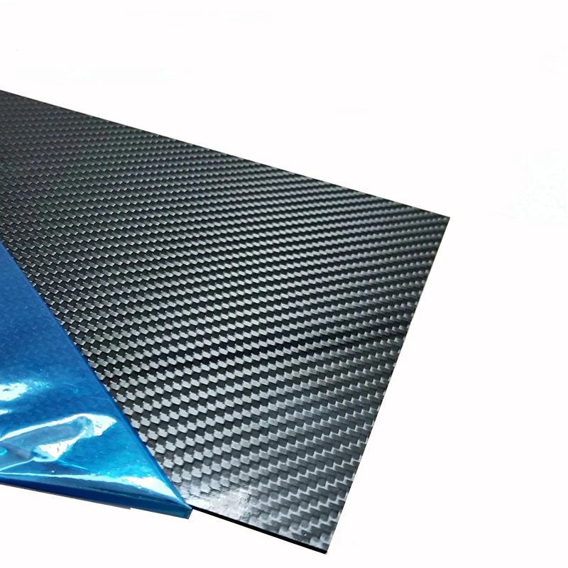 200mm X 400mm Real Carbon Fiber Plate Panel Sheets 0.5mm 1mm 1.5mm 2mm 3mm 4mm 5mm thickness Composite Hardness Material for RC