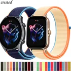 Ремешок для часов 2022 мм для Amazfit GTS22eGTS2 MiniGTR 42 мм47 ммGTR22estratos 23, спортивный нейлоновый ремешок для Amazfit ремешок bip