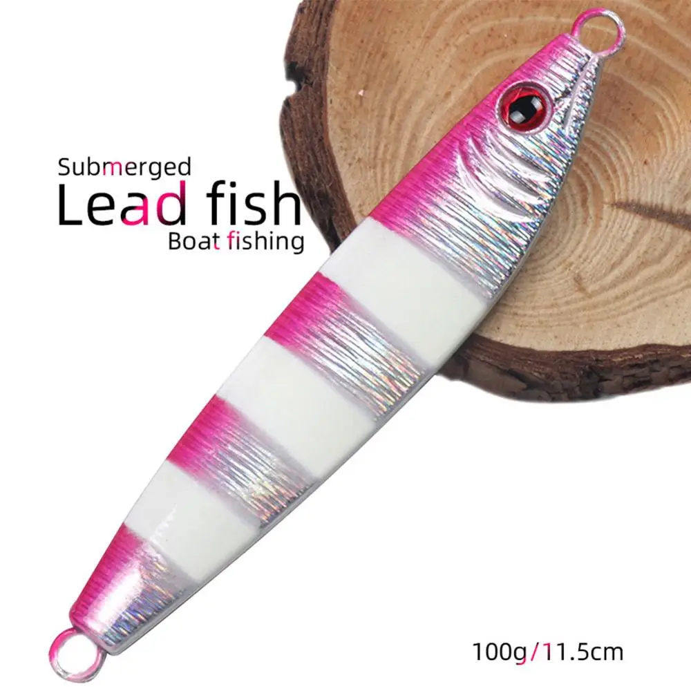 Железная пластина приманка светящаяся скорость погружающаяся свинцовая рыба