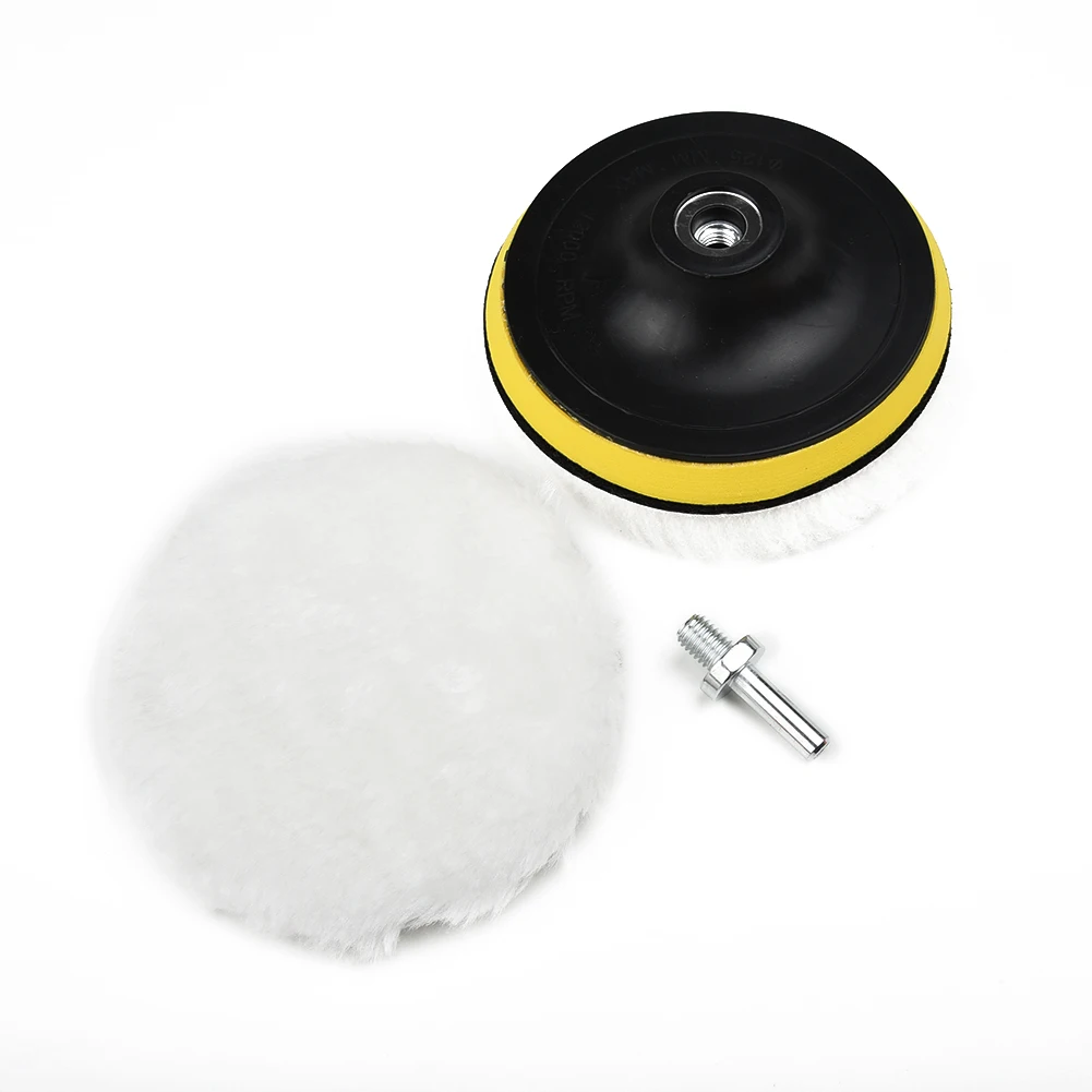 

Orange sponge pad Polishing wheel Kit Adapter Cordless drill Finishing