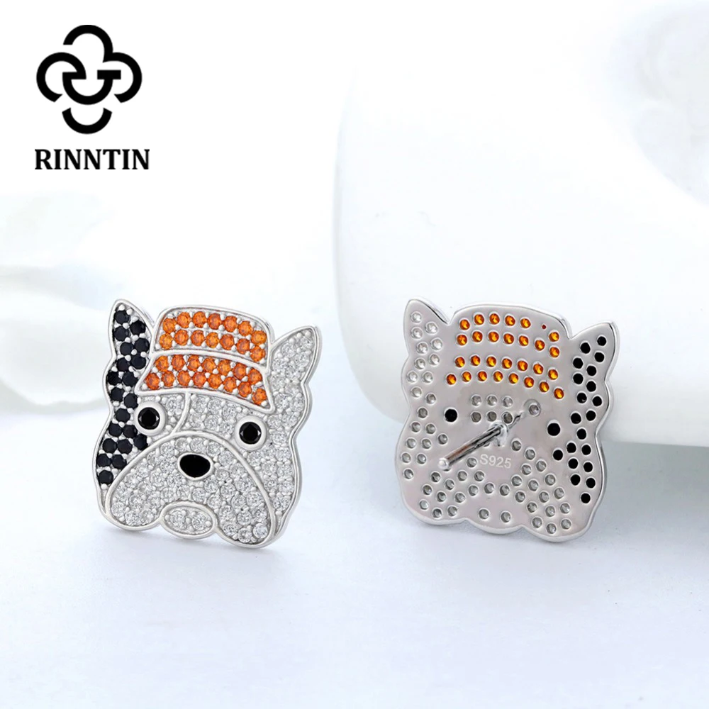 Rinntin 100% Стерлинговое Серебро 925 пробы ювелирные изделия французская шпилька в