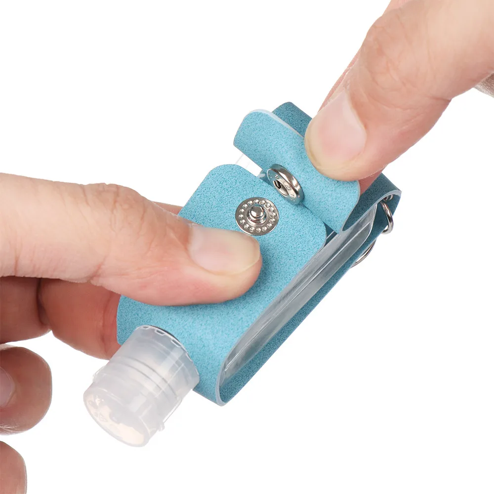 1 Pcs 30 Ml Portable Reusable Travel Hand Sanitizer Bottle Shell With Keychain Washing Gel Storage | Красота и здоровье
