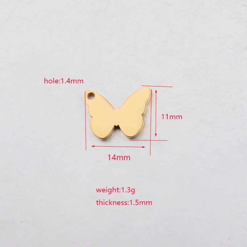 Очаровательные Подвески для изготовления ювелирных изделий Золотая маленькая