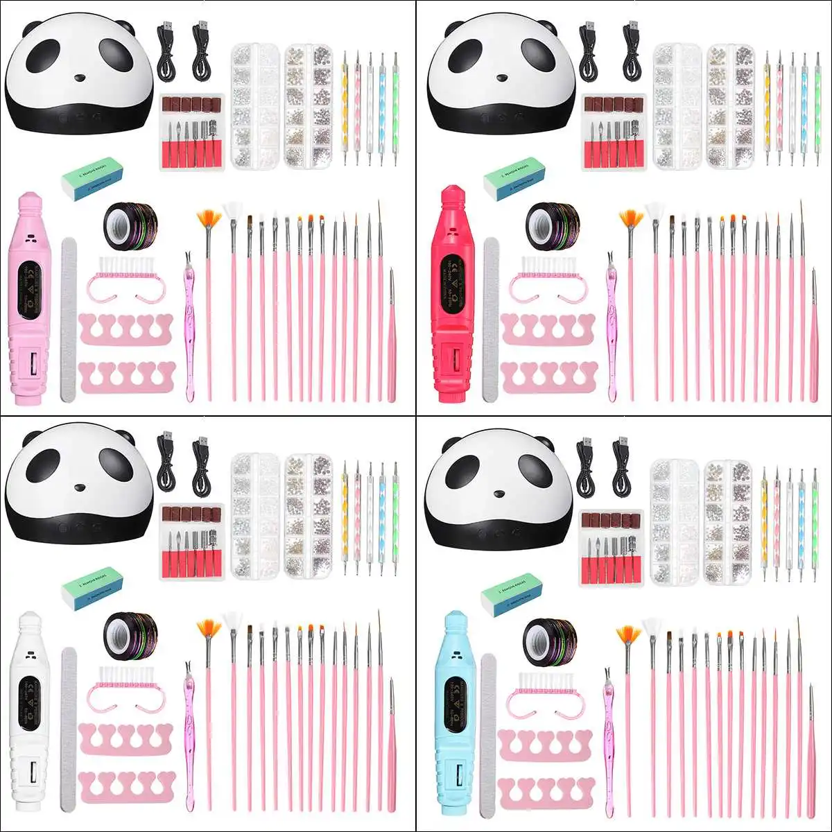 

36W Nail Set UV LED Lamp Dryer Nail Gel Polish Kit Soak Off Manicure Set Lasting Gel Nail Polish Kit For Nail Art Tool