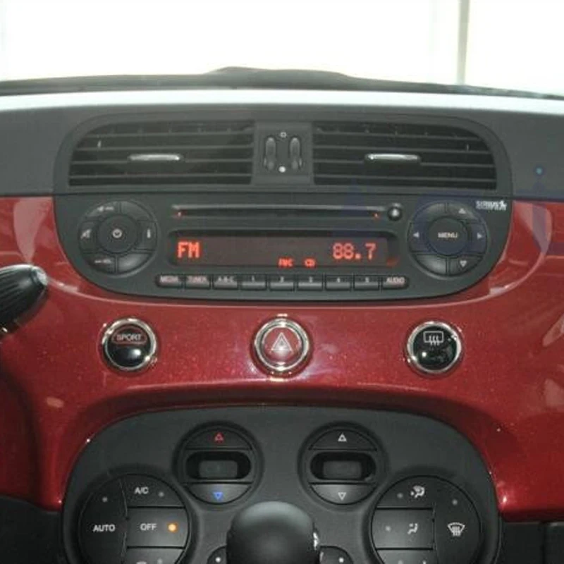 Автомобильный мультимедийный плеер Aotsr Android 9 Bluetooth GPS для FIAT 500 2 ГБ 16 Автомобильная