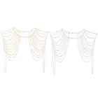 Воротник на длинной цепочке, ожерелья  Подвески Для женщин заявление ювелирные изделия для тела в богемном стиле Панк-ожерелья