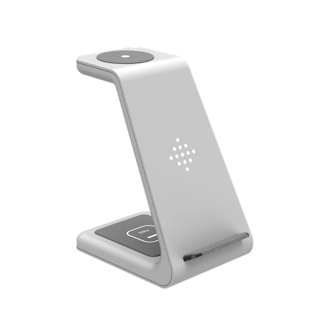 Настольное Беспроводное зарядное устройство для iPhone 12 11 Watch Airpods новое