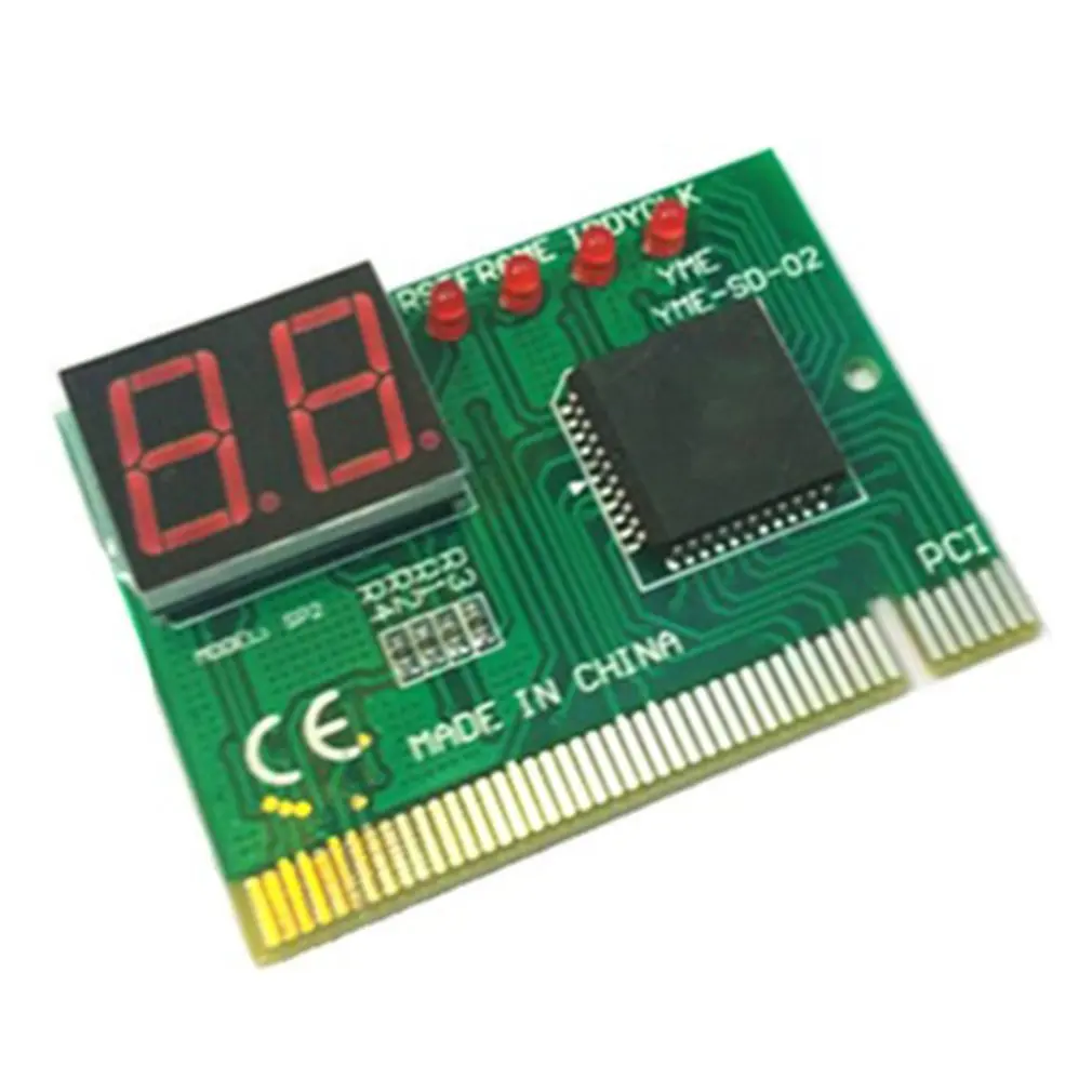 

For Desktop PC 2 Digit Computer Failure Detection Mother Board Debug Card Analyzer PCI Motherboard Tester Diagnostics Display