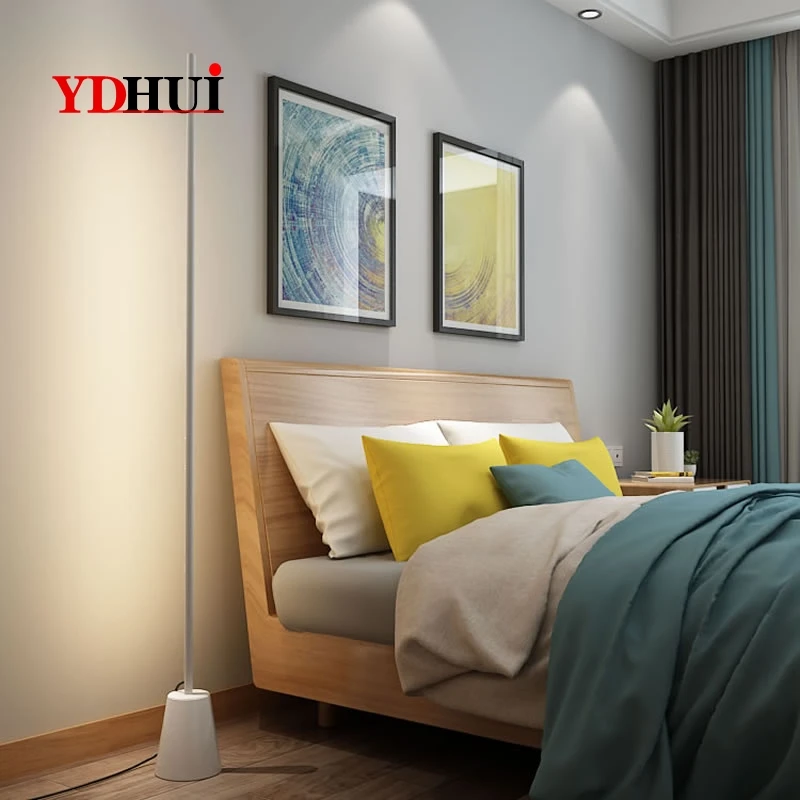 

Minimalist atmosphere floor lamp Nordic simple modern creative LED vertical lamp living room bedside lamp
