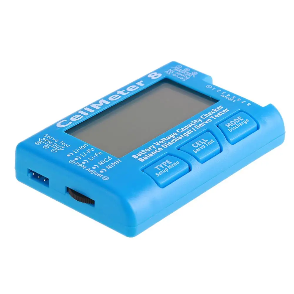 Новый цифровой измеритель емкости аккумулятора TPFOCUS RC CellMeter 8 | Инструменты