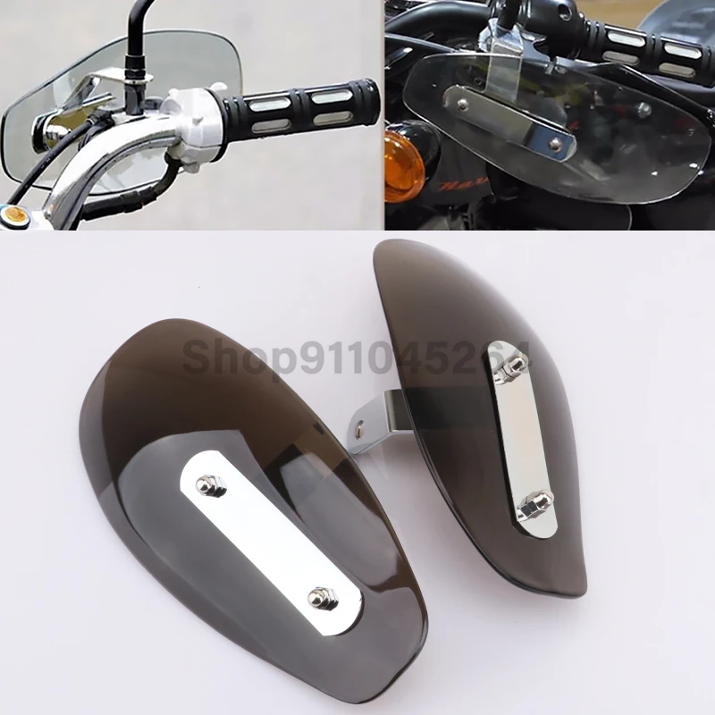 

Universal Motorcycle Hand Guard Handle Bar Protector Cold Wind Deflector Shield Handguard Plate For Harley Honda Yamaha