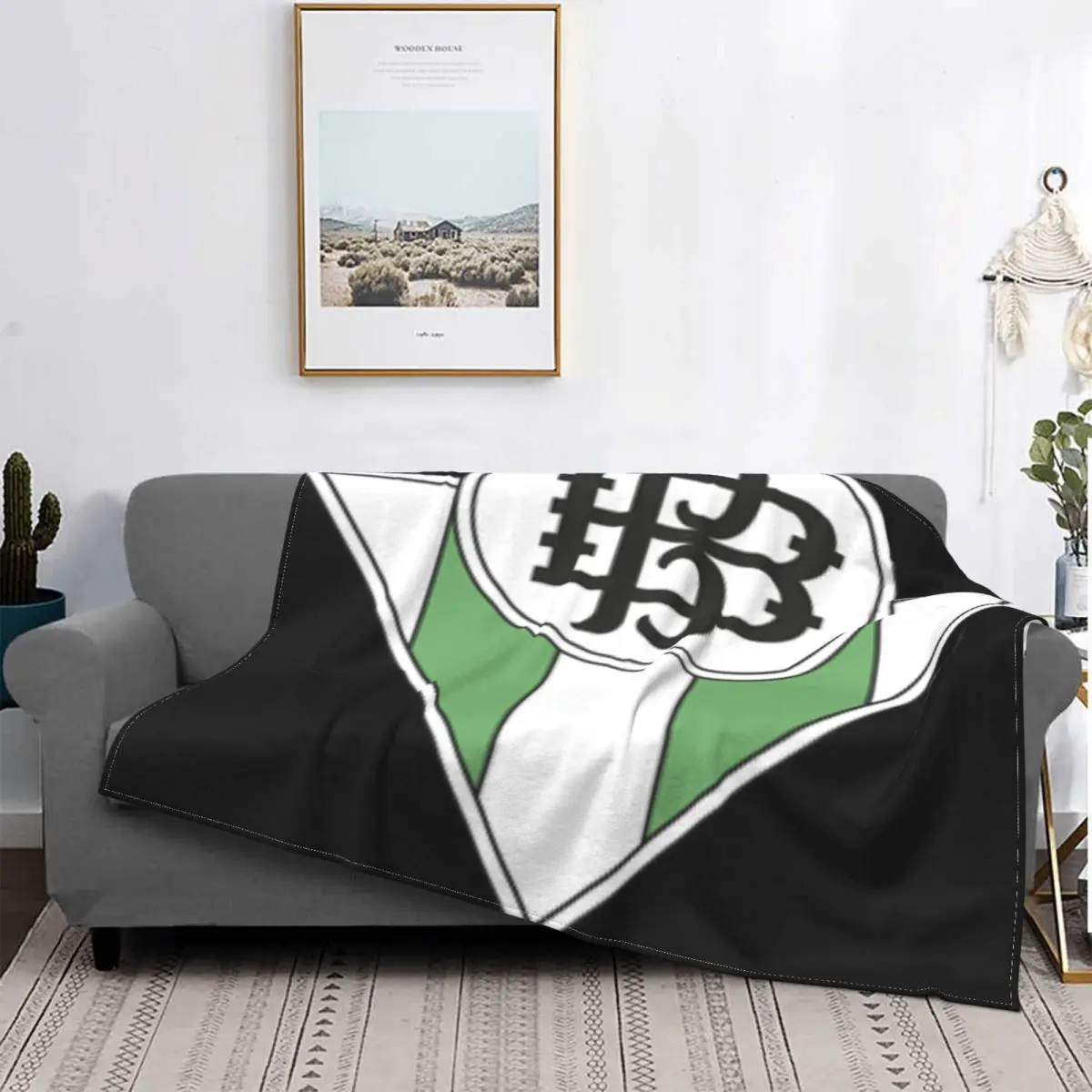 

Manta Real Betis 2063, colcha a cuadros, cama de lino, sofá, manta de muselina, colchas de verano, toalla de playa de lujo