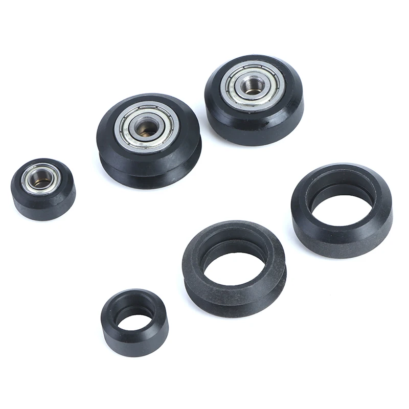 

5Pcs CNC Openbuilds Wheels Plastic POM Round Wheel Perlin V-Type For V-Slot
