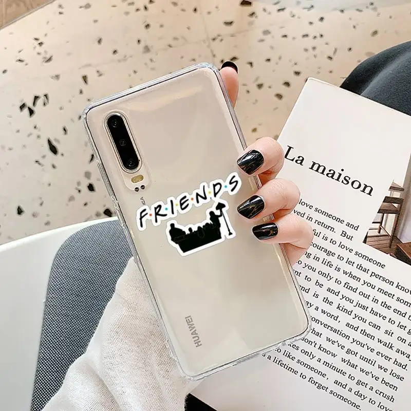 

friends Phone Cases Transparent for Samsung A71 S9 10 20 HUAWEI p30 40 honor 10i 8x xiaomi note 8 Pro 10t 11
