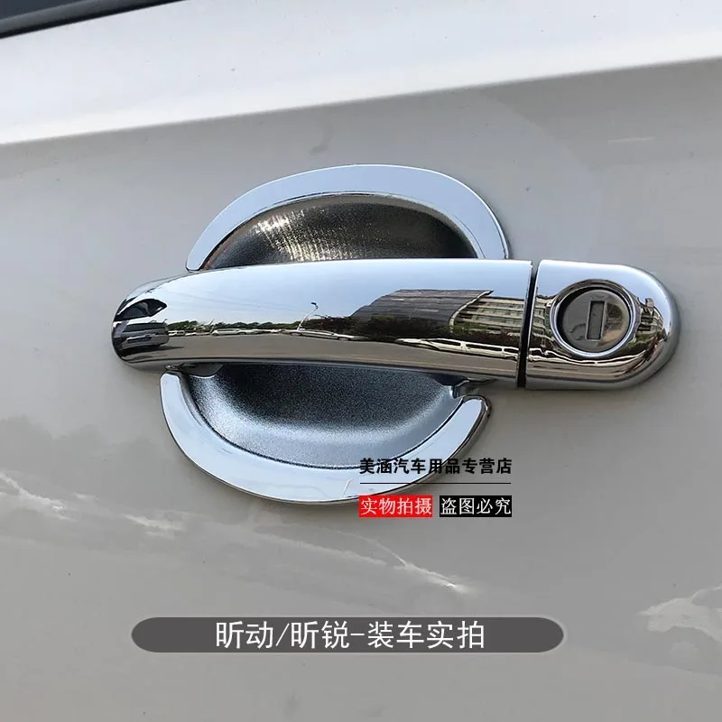High-quality ABS Chrome Car Outer Door Handle Cover Bowl Protection Covers Sticker For Skoda Rapid 2013-2019 Styling | Автомобили и