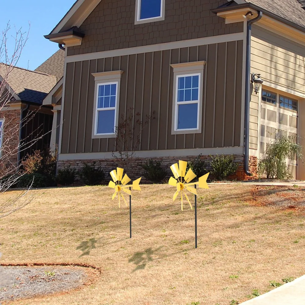

Iron Windmill Yard Winnower Garden Ornament for Outdoors
