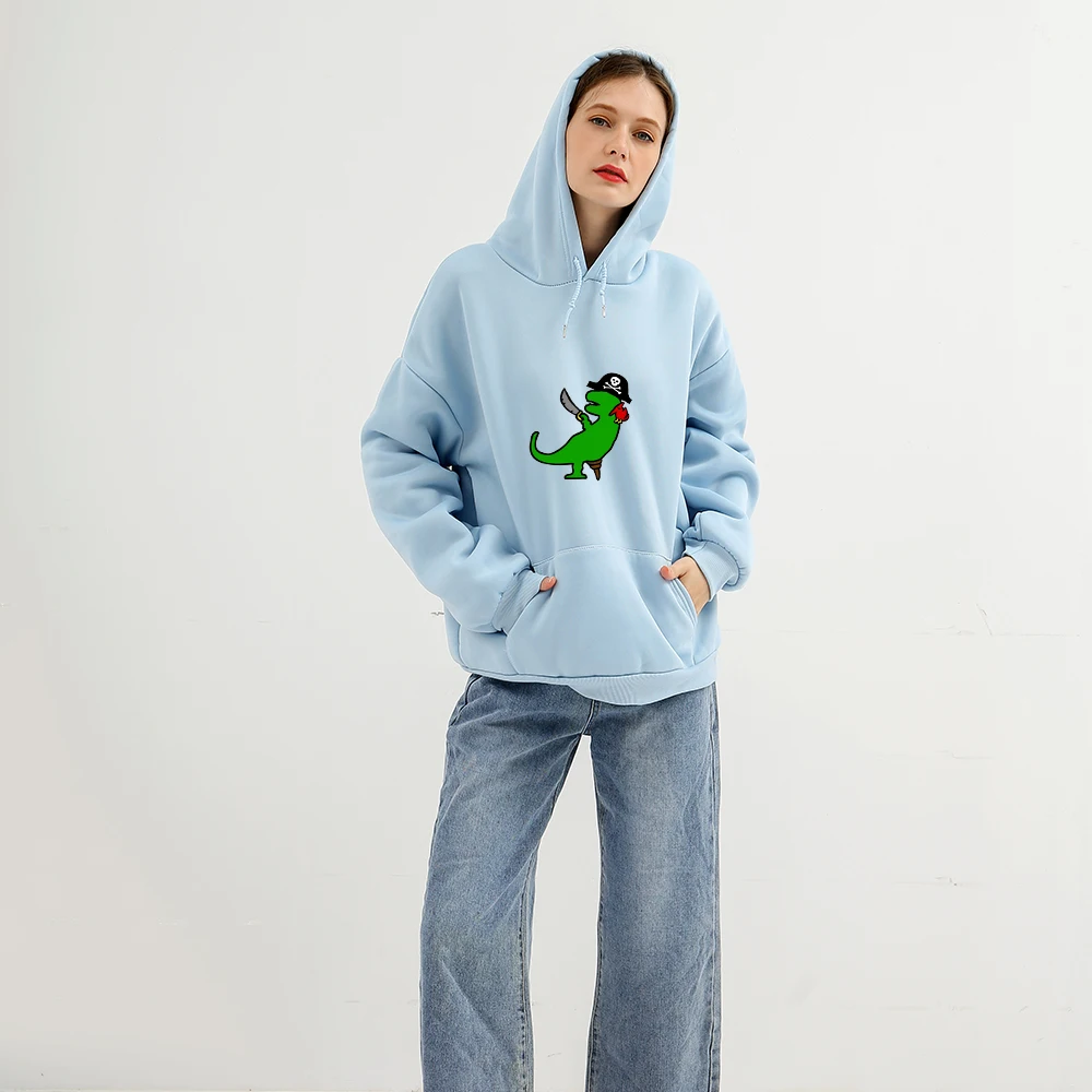 

Ullzang Girls Cartoon Sweatshirt Harajuku Funny Hoodies Women Animal Print Dinosaur Korean Hoodie Oversize Women Winter Hoodie