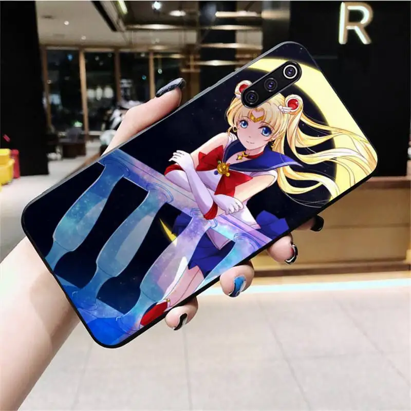 

HPCHCJHM kawaii Anime Sailor Moon Customer Phone Case for Xiaomi Mi 10 Pro lite Mi9 9SE 8SE Pocophone F1 Mi 9T Pro