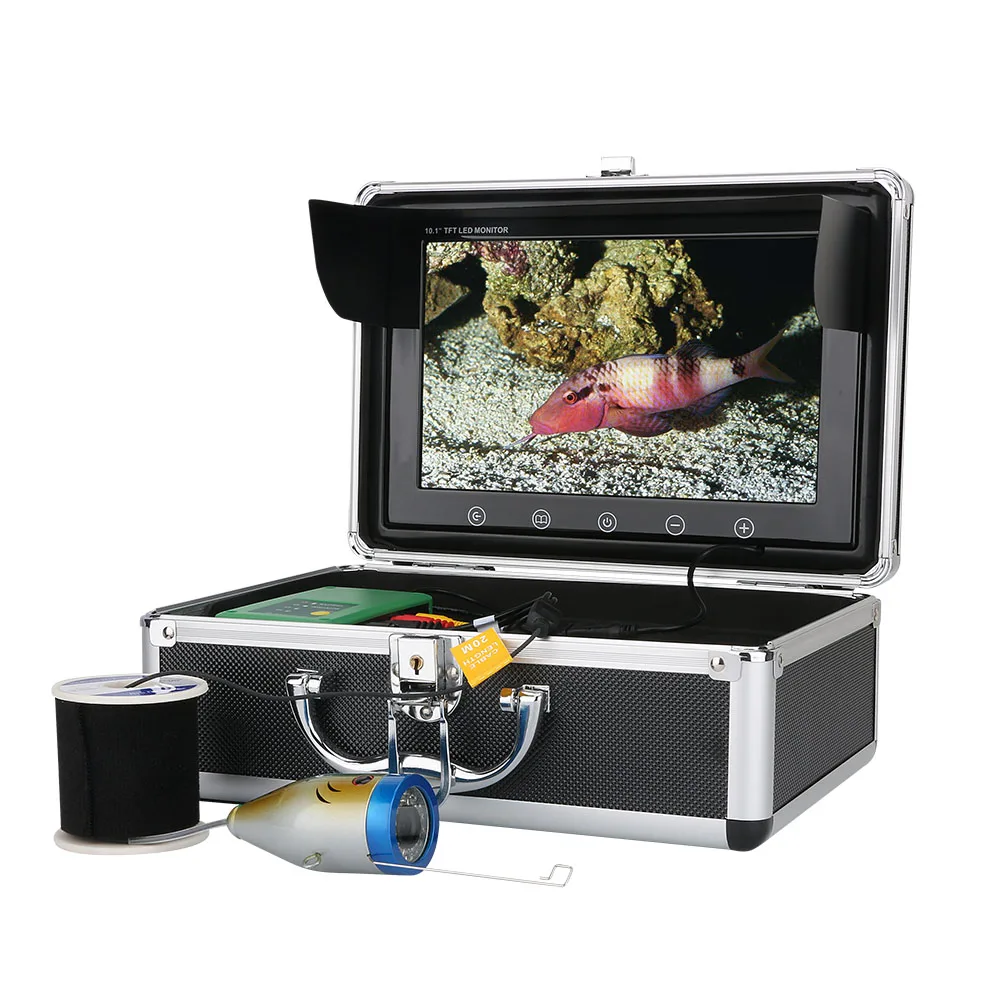 

9" Fish Finder 15m 30m 50m 1000tvl Underwater Fishing Camera 15pcs White Leds + 15pcs Infrared Lamp For Ice/Sea