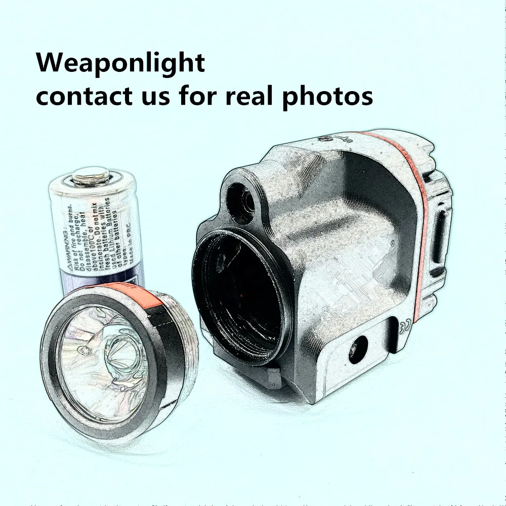 Тактический светодиодный светильник TL полноразмерного размера с красным и