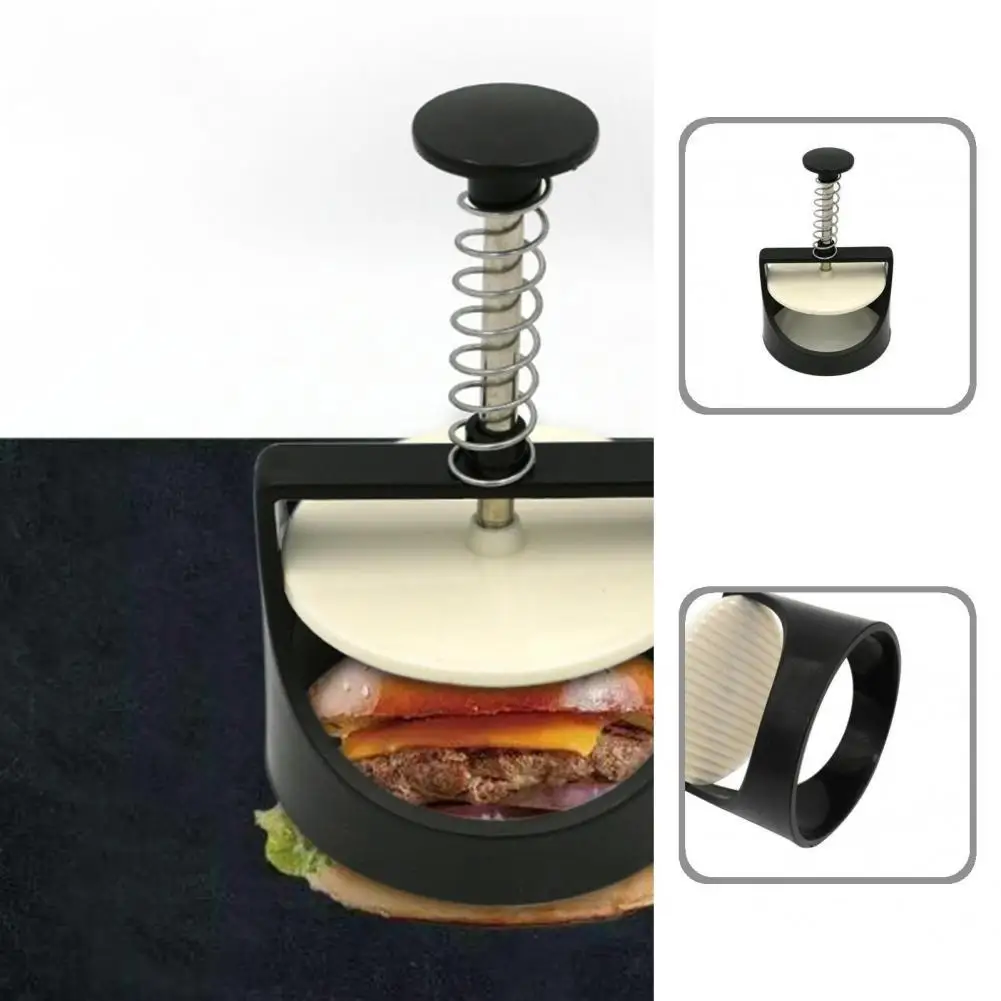 Антипригарная круглая компактная форма для изготовления гамбургеров на завтрак