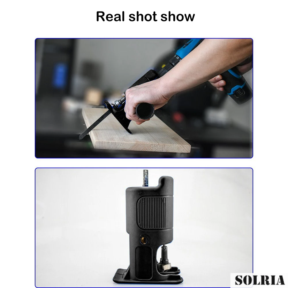 

Electric Reciprocating Saw Adapter Set Electric Drill To Modify Electric Saw Hand Tool with Saw Blades Woodworking Tools