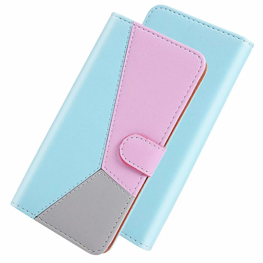 

Wallet Splicing Flip Case PU Leather Case for Redmi Note 9 9S 8 8T 7 6 5 4X Pro Max 8A Phone Cover for Xiaomi Redmi Note 9 Pro