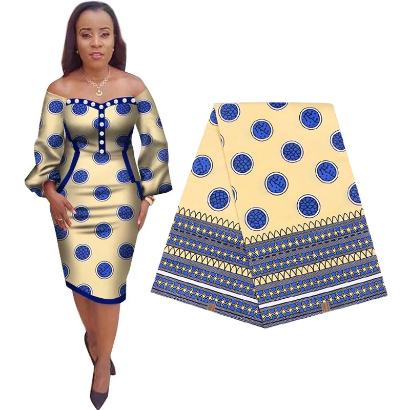 Африканская ткань настоящая воск 100% хлопок африканская лучшего качества швейный