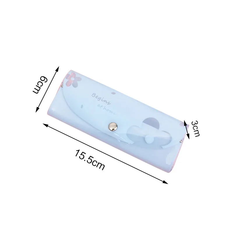

Cartoon Cute Travel Women Transparent PVC Eye Glasses Box Bag Case Protection Holder Carry Box Eyewear Accessories Glasses Box
