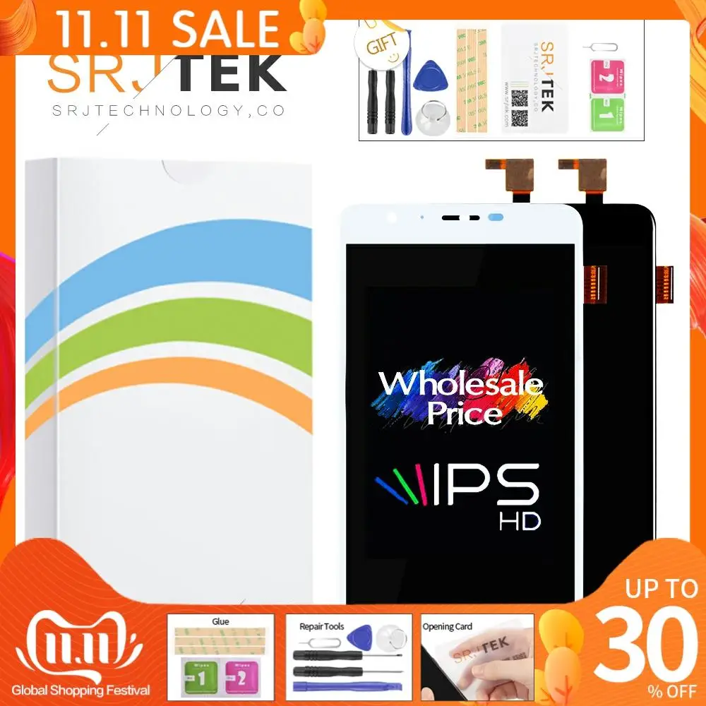 ЖК дисплей 5 дюйма 1280x720 для Oukitel U15 Pro детали Pro|Экраны мобильных телефонов| |