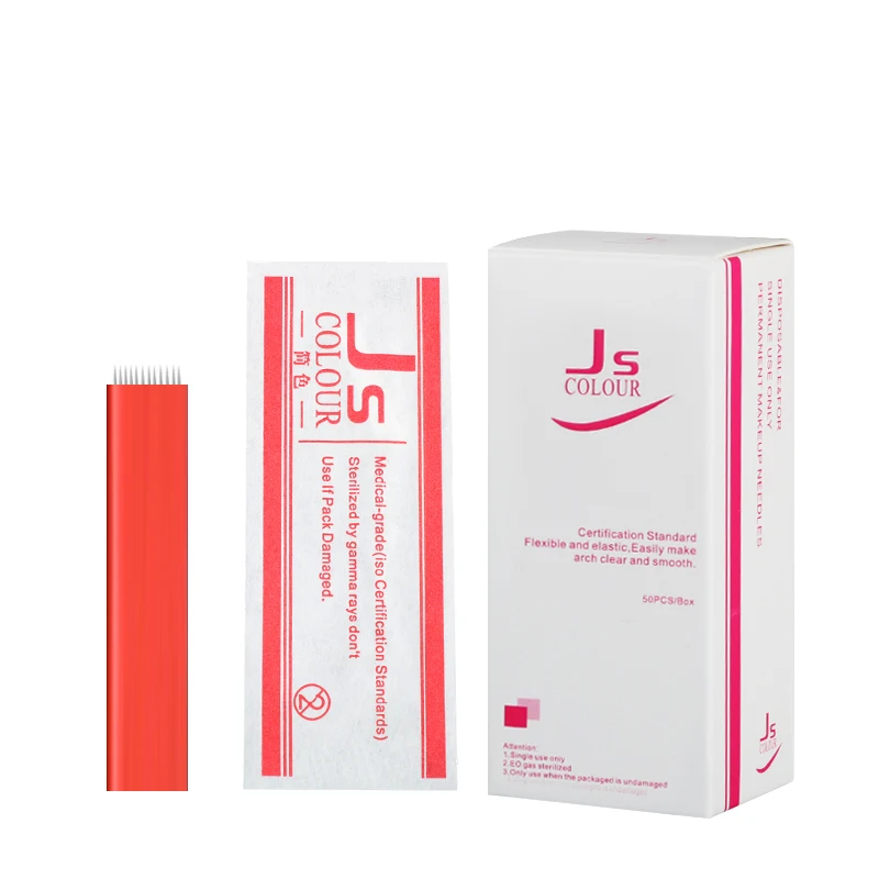 50 шт. иглы для перманентного макияжа 12 контактов|needles for permanent makeup|microblading needles12 pin