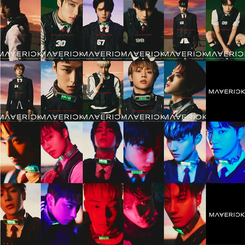 

KPOP THE BOYZ New Album MAVERICK 2PCS/SET Self-Adhesive Figure Photo Poster Stickers Wall Sticker Room Decor Fans Collection P38