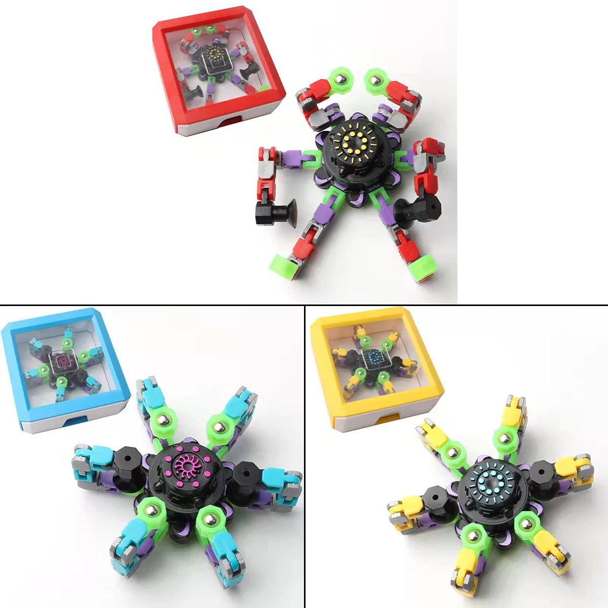 Top Fidget Chain антистрессовый Спиннер детский вертушка ручной рождественский подарок