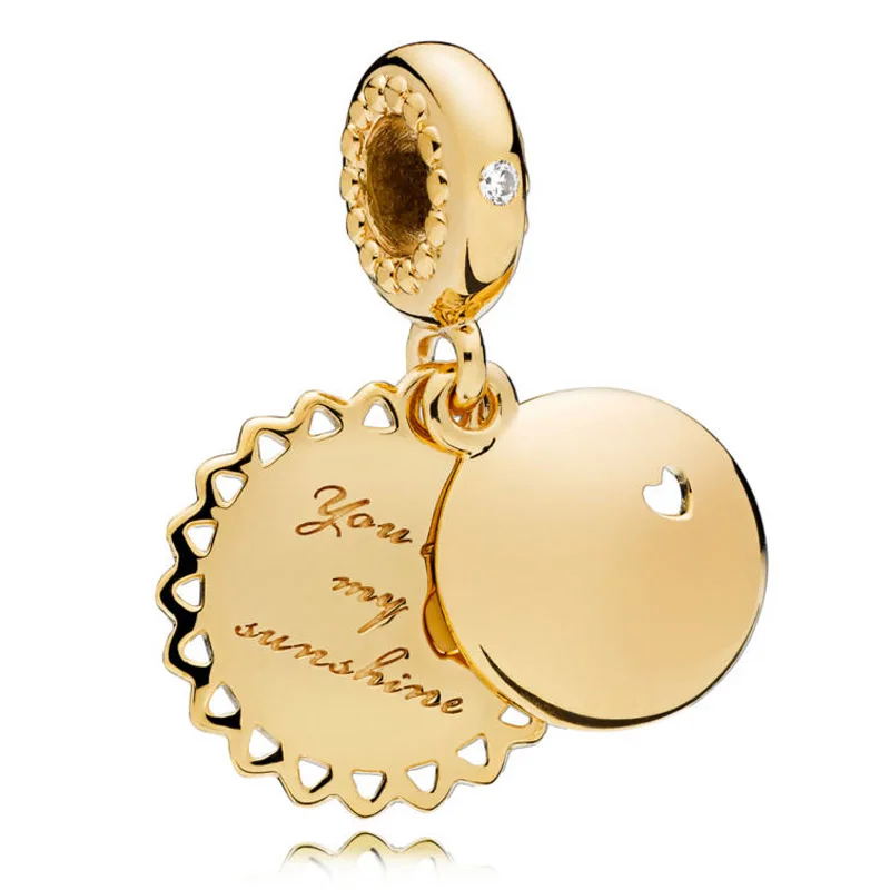 

Подвеска Shine You Are My Sunshine для браслета, из серебра 925 пробы