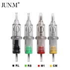 Картриджи для тату-машинки, 10 шт., RLRSM1RM, профессиональные одноразовые полуперманентные иглы для бровей и губ