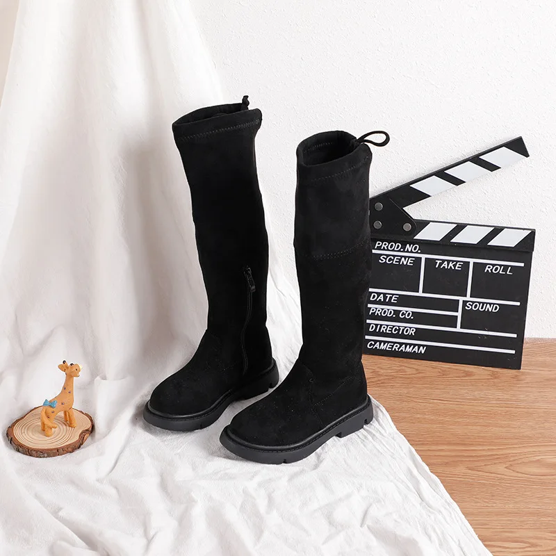 Clearance Sales Zipper Kids Boots Fashion Children Spring Winter Dress Girls Over Knee Size Comfortable Shoes | Детская одежда и