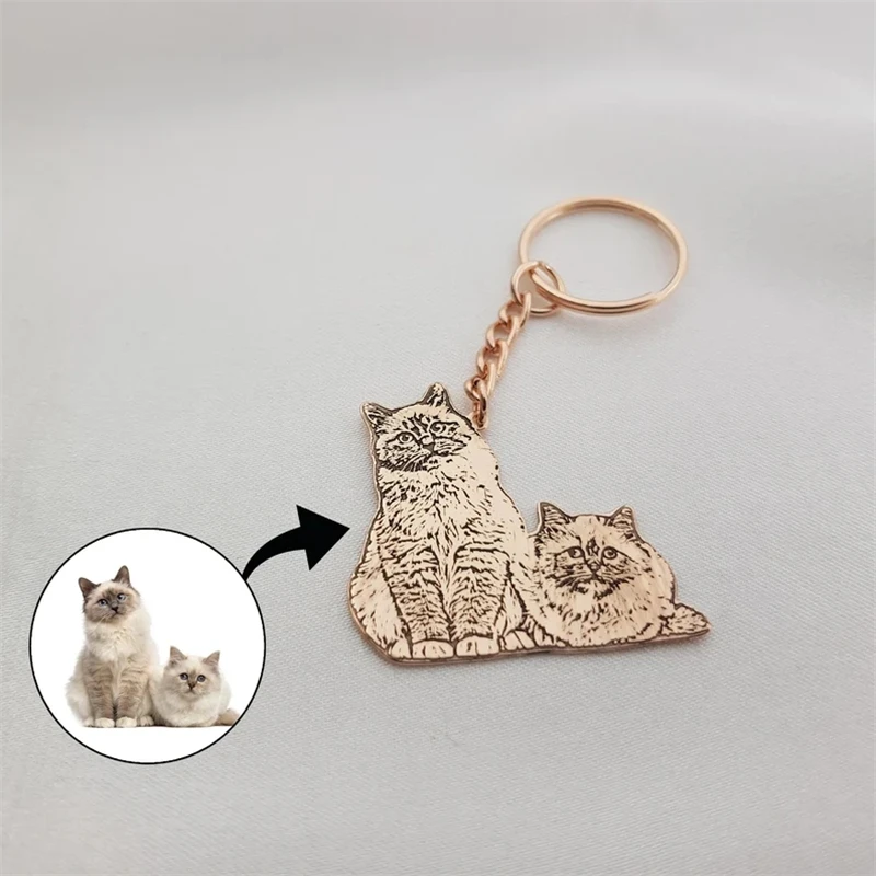 

Брелок для ключей из нержавеющей стали в форме животных