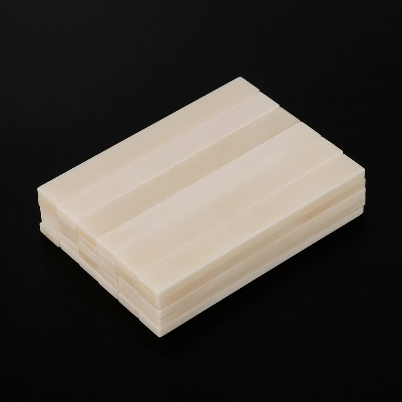 

Free shipping 3pcs Acoustic Guitar Bone Nut Saddle Blanks Guitar Natural Buffallo Bone Nut Blank 90*4*11mm M15 21 Wholesales