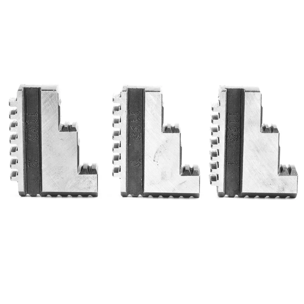 

Jaw Lathe Chuck 3 Pcs K11-125 Internal Jaw 5in Chuck 20CrMnTi High Strength Chuck Jaw for Drilling Milling Machine